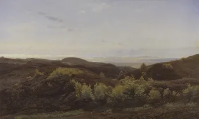 Heather Hills Near Rye Jutland