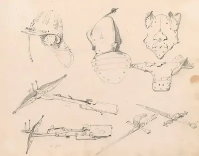 Helmets Bows Armours
