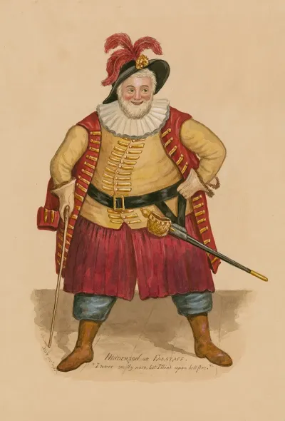Henderson As Falstaff