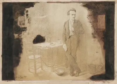 Henri Rochefort A La Prison De Mazas