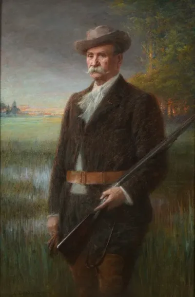 Henry Vasnier En Tenue De Chasse