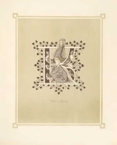 Heraldisches Alphabet Pl 11
