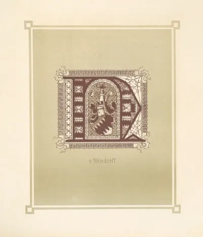 Heraldisches Alphabet Pl 14
