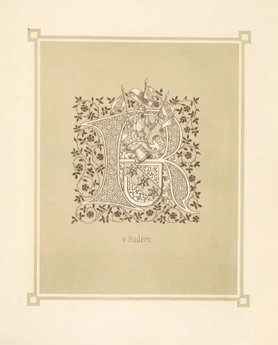 Heraldisches Alphabet Pl 18