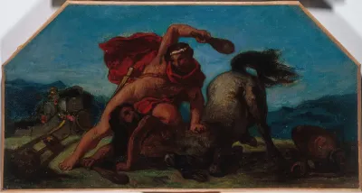 Hercule Tuant Le Centaure Nessus