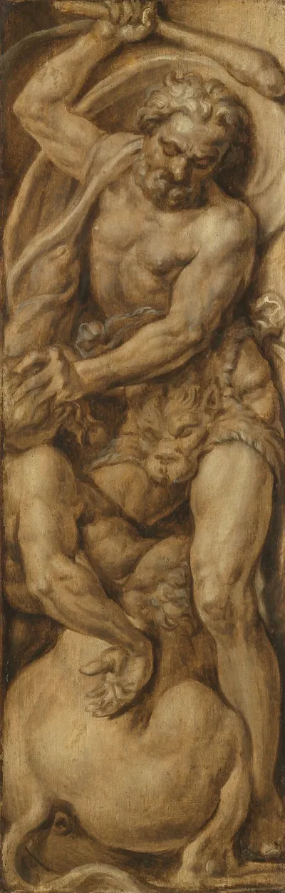 Hercules Destroying The Centaur Nessus
