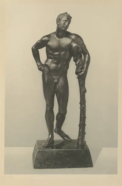 Hercules Leaning On His Club Paduan First Half Of Xvi Century