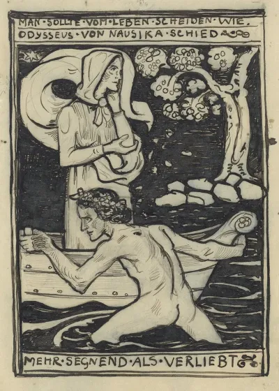 Het Afscheid Van Odysseus En Naussikaa