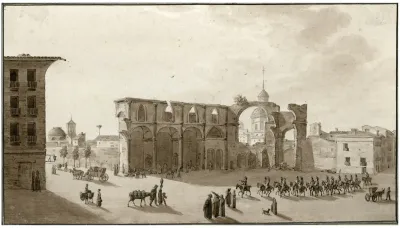 Het Marktplein Te Saragossa