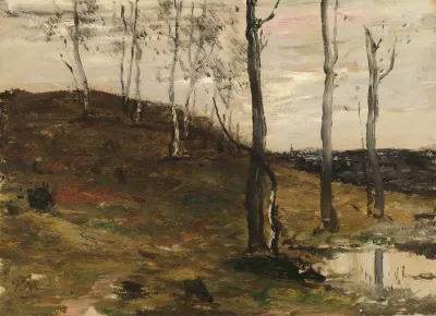 Hillside With Trees