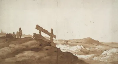 Hilly Landscape With Figures