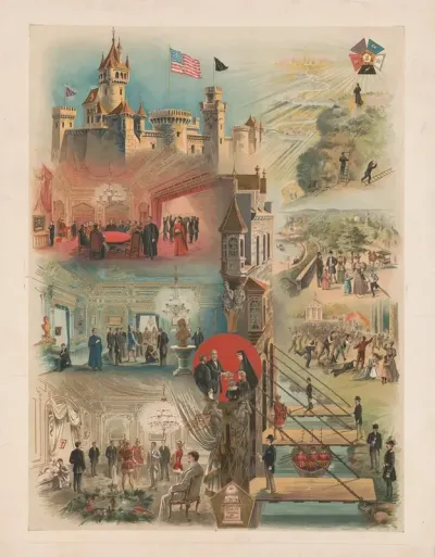 Historical And Symbolic Depictions Of The Knights Of The Mystic Chain