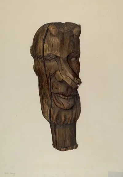 Hitching Post Finial