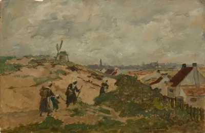 Hollandische Dunenlandschaft