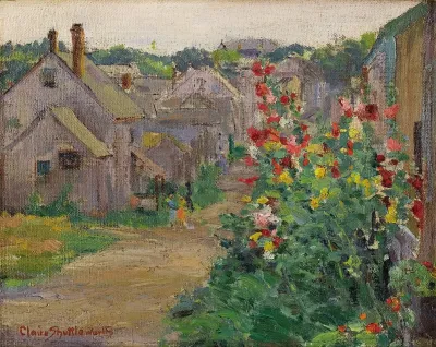 Hollyhocks 4