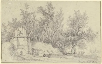 Holzhauerhutten Am Waldesrand