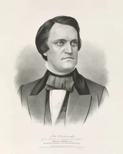 Hon John C Breckinridge Democratic Candidate For Sixteenth President Of The United States