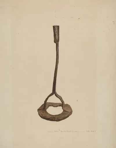Horse Shoe Candle Holder