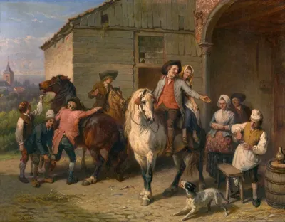 Horsemen At The Inn