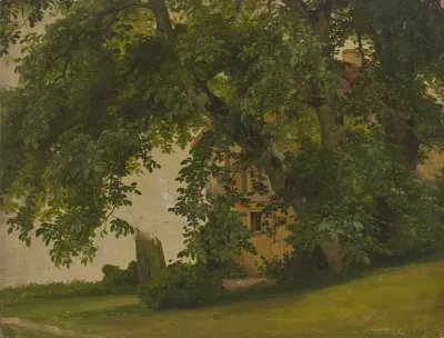 House Behind Trees