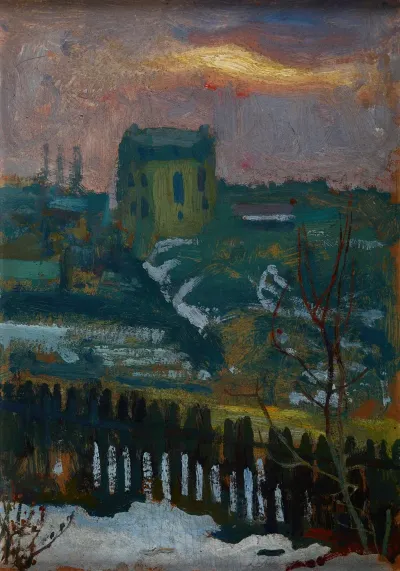 House In Winter