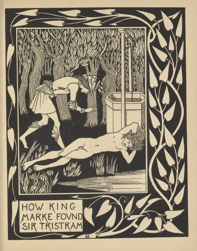 How King Mark Found Sir Tristram Sleeping