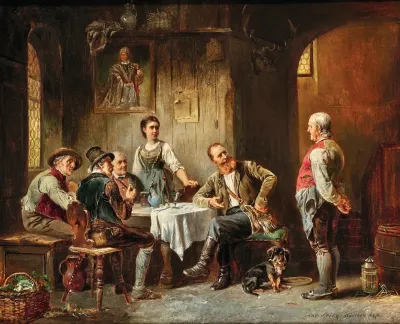 Hunters In A Tavern 2