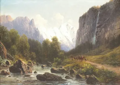Hunting Party In The Mountains