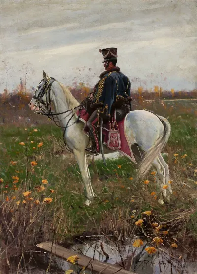 Hussar From The 13th Regiment Of The Army Of The Duchy Of Warsaw