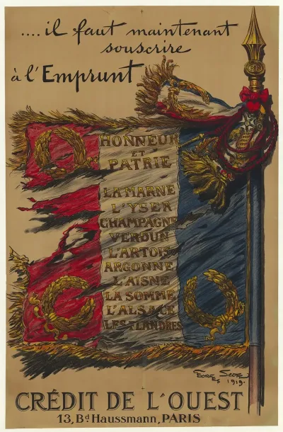 Il Faut Maintenant Souscrire A Lemprunt 1920
