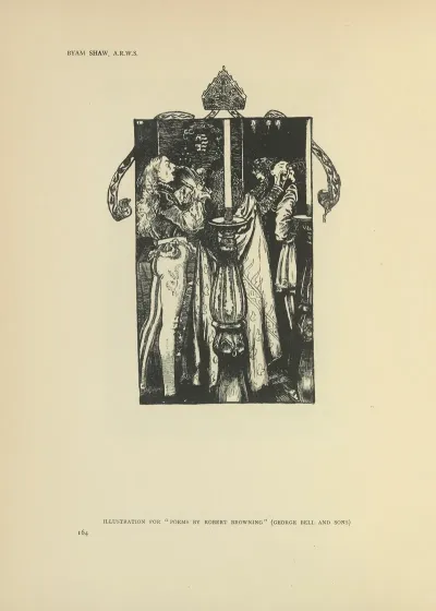 Illustration For Poems By Robert Browning