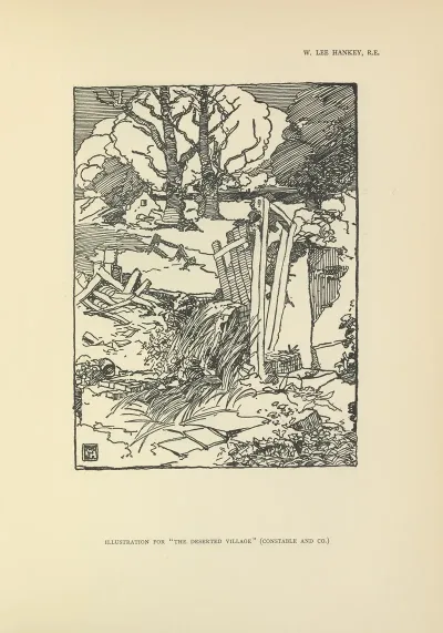 Illustration For The Deserted Village