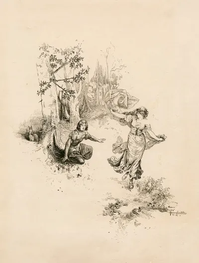 Illustration From A Midsummer Nights Dream 6