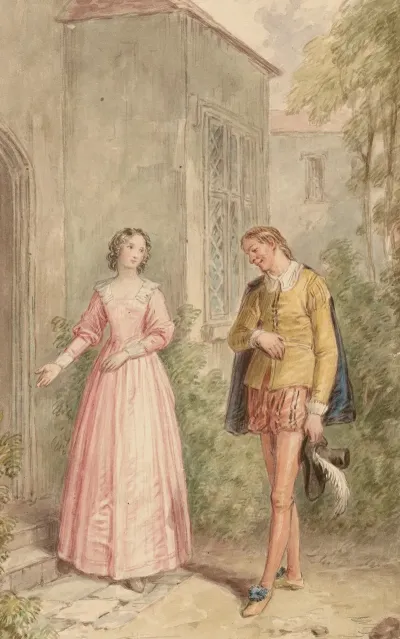 Illustration To Shakespeares Merry Wives Of Windsor Act 1 Scene 1 2
