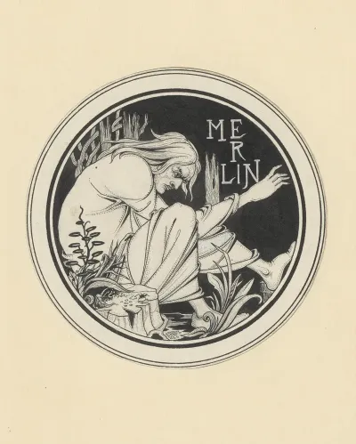 Illustrations By Aubrey Beardsley For King Arthur Pl 05