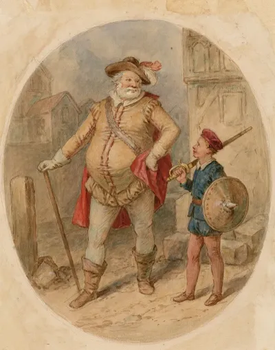 Illustrations To Shakespeares Falstaff Plays Pl 01