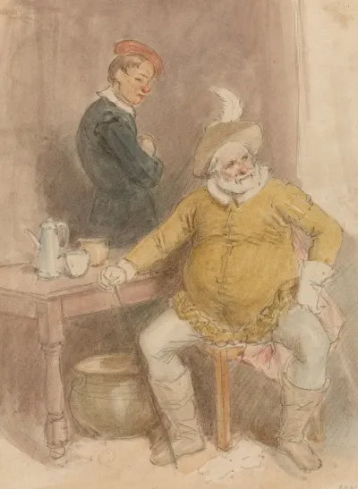 Illustrations To Shakespeares Falstaff Plays Pl 05