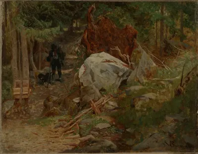 Im Wald Bei Taufers Im Pustertal