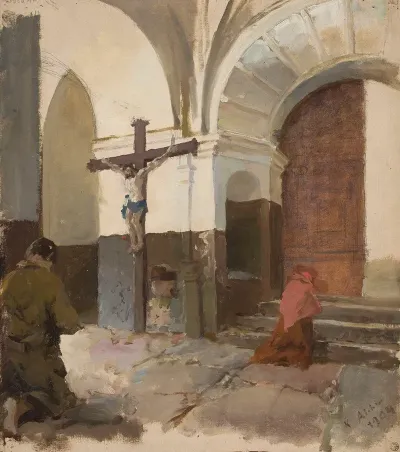In The Church Porch