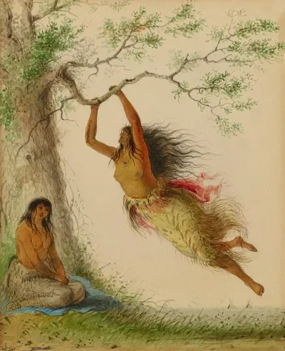 Indian Girls Swinging