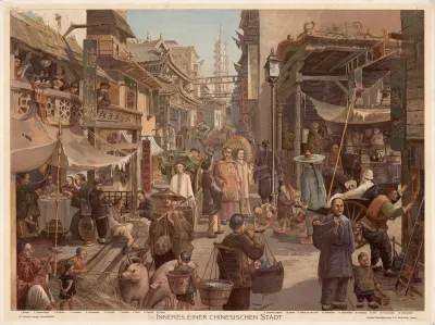 Inneres Einer Chinesischen Stadt