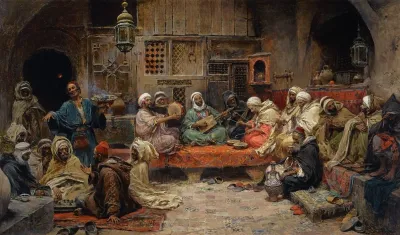 Inside A Coffee House Tunis