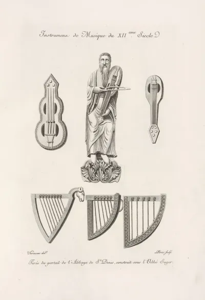 Instrumens De Musique Du Xiieme Siecle