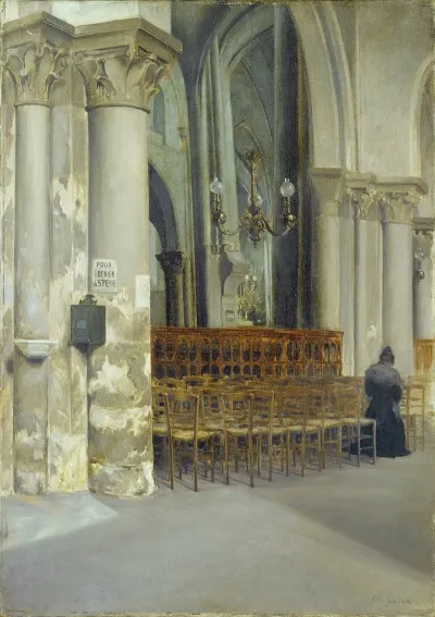 Interieur De Leglise Saint Pierre De Montmartre
