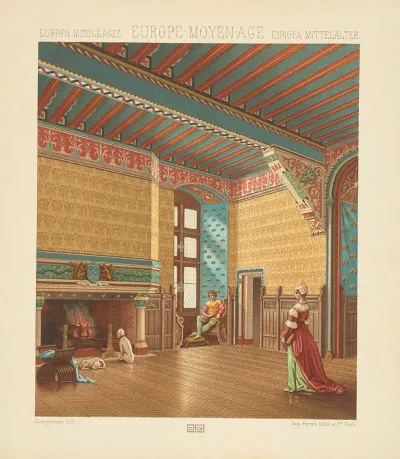 Interieur De Lhabitation Francais Xve Siecle