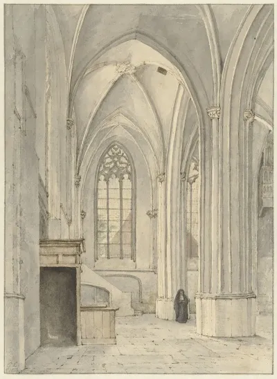 Interieur Van De Kerk Van Rhenen