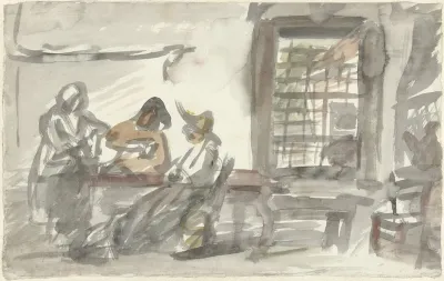 Interieur Van Een Boerenherberg