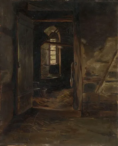 Interior From A Cowshed