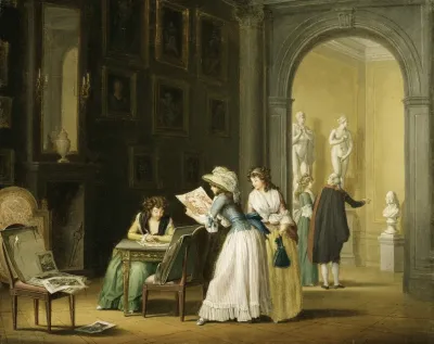 Interior From An Art Collection