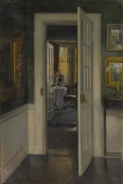 Interior Looking Through To Morning Room